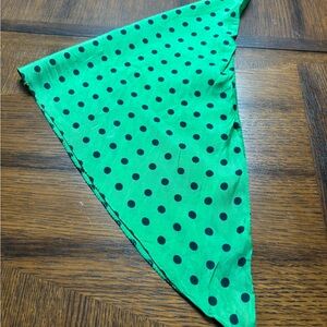 Green Polka Dot  Bandana